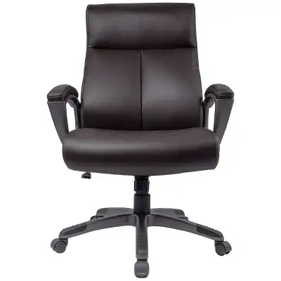 Staples Wedgemere Bonded Leather Managers Chair, BrownManagers chair offers comfort and complements...