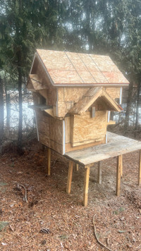 Insulated chicken coop or outdoor cat house