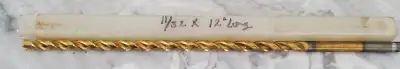 11/32 inch x 12-inch long Black and gold finish HSS, View more
