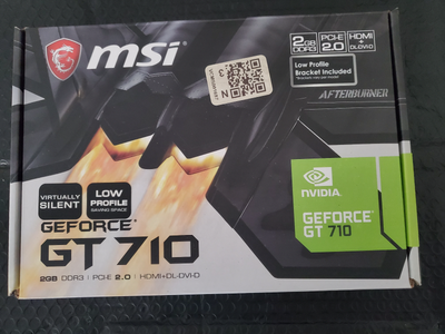 Memory: 2GB DDR3 TDP: 19W Like-new condition.Working fine without issues. Single-slot GPU, no extern...