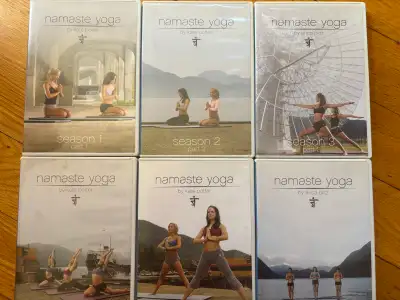 Namaste yoga with Kate Potter 3 season DVD box set, View more