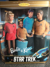Star Trek Barbie & Ken set