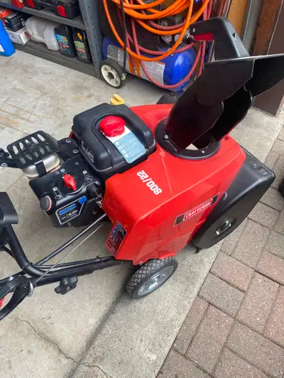 Snowblower Craftsman single stage Four cycle., View more