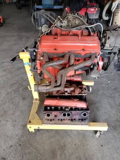 350 Chevy Engine. 4bbl carb, distributor, headers. Ready to go. Runs great! Came out of a late 70's...