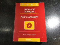 1997 Dodge Ram Van RWD Service Manual Ram B1500 B2500 B350 Wagon