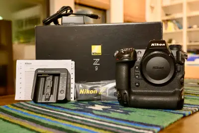 Nikon Z9 (Mirrorless) with only 15,700 actuations (mint condition) in the box with all genuine acces...