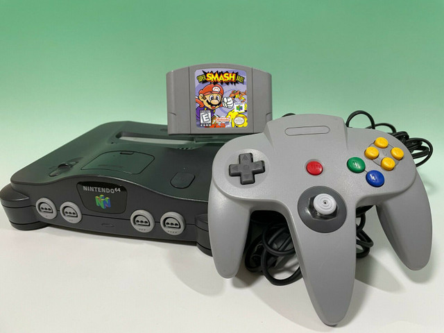 N64 + 1x Game Bundle [ 007 / Mario Kart / Smash Bros / Etc] in Older Generation in City of Toronto - Image 2