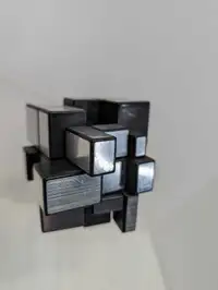 Mirror Cube Dysmorphism Magic Speed Cube Silver 3D Puzzle