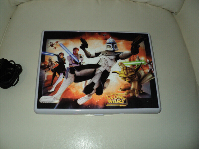 Star Wars Clone Wars Learning Laptop with Adapter + Batteries in Toys & Games in Windsor Region - Image 4
