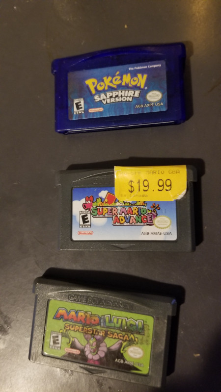 GBA games for sale - Pokemon + Mario in Older Generation in City of Halifax