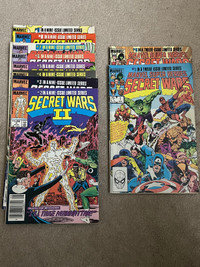 Marvel Comics’ Secret Wars and Secret Wars II Comic Books