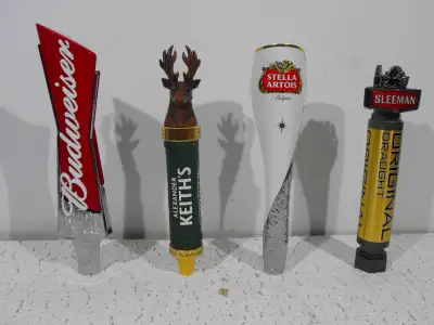 Mancave Collectibles - 4 Large Beer tap handles for your mancave, basement bar, loft or garage. Thes...