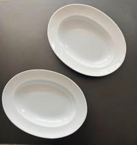 2 Large Pottery Barn Serving Platters