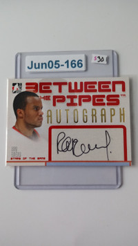 2006-07 Between The Pipes Autographs #ARE Ray Emery SET auto
