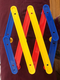 Colourful coat rack 