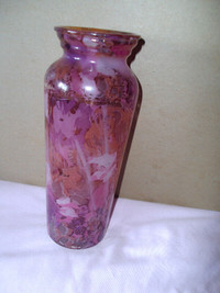 SMALL PINK FLOWERED VASE