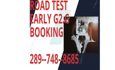 EARLY G-G2 ROAD TEST (G-G2) BOOKING, DRIVE CLASSES, View more
