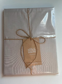 Silk & Snow Percale Cotton Sham Set