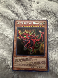 YU-GI-OH! card Slifer the sky dragon 