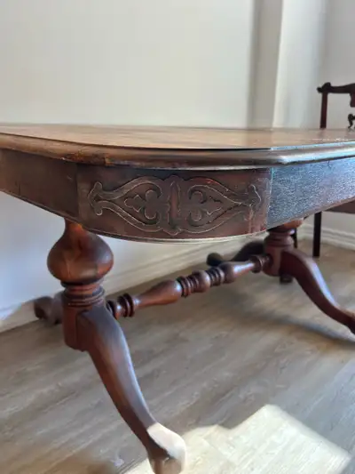 Antique dining table, View more