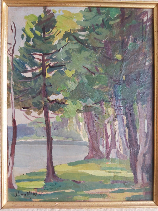 Lilian Marlatt original oil on board landscape  in Arts & Collectibles in Kingston - Image 2
