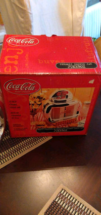 Coca cola ceramic jukebox cookie jar 