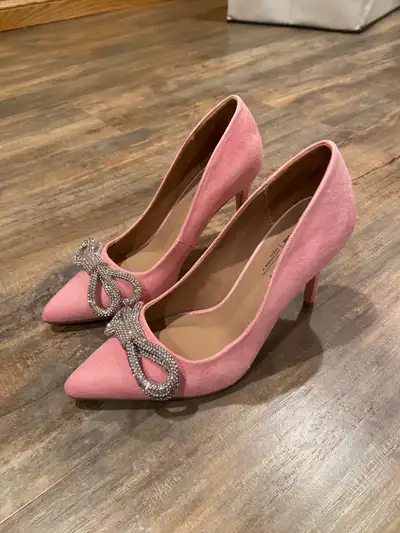 Pink Suede Heels - Call it spring brand , View more