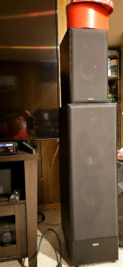 samsung 65 tv plus yamaha home theater system and xbox 360, View more