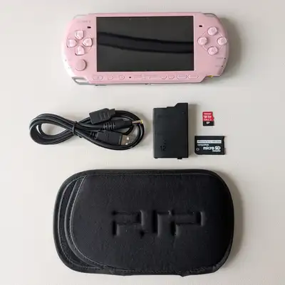 Sony PSP3000 Pink Modded, View more