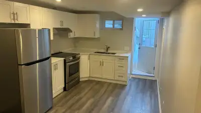 Newly renovated, private, bright, clean and spacious, 2-bedroom basement apartment on Esther Crescen...