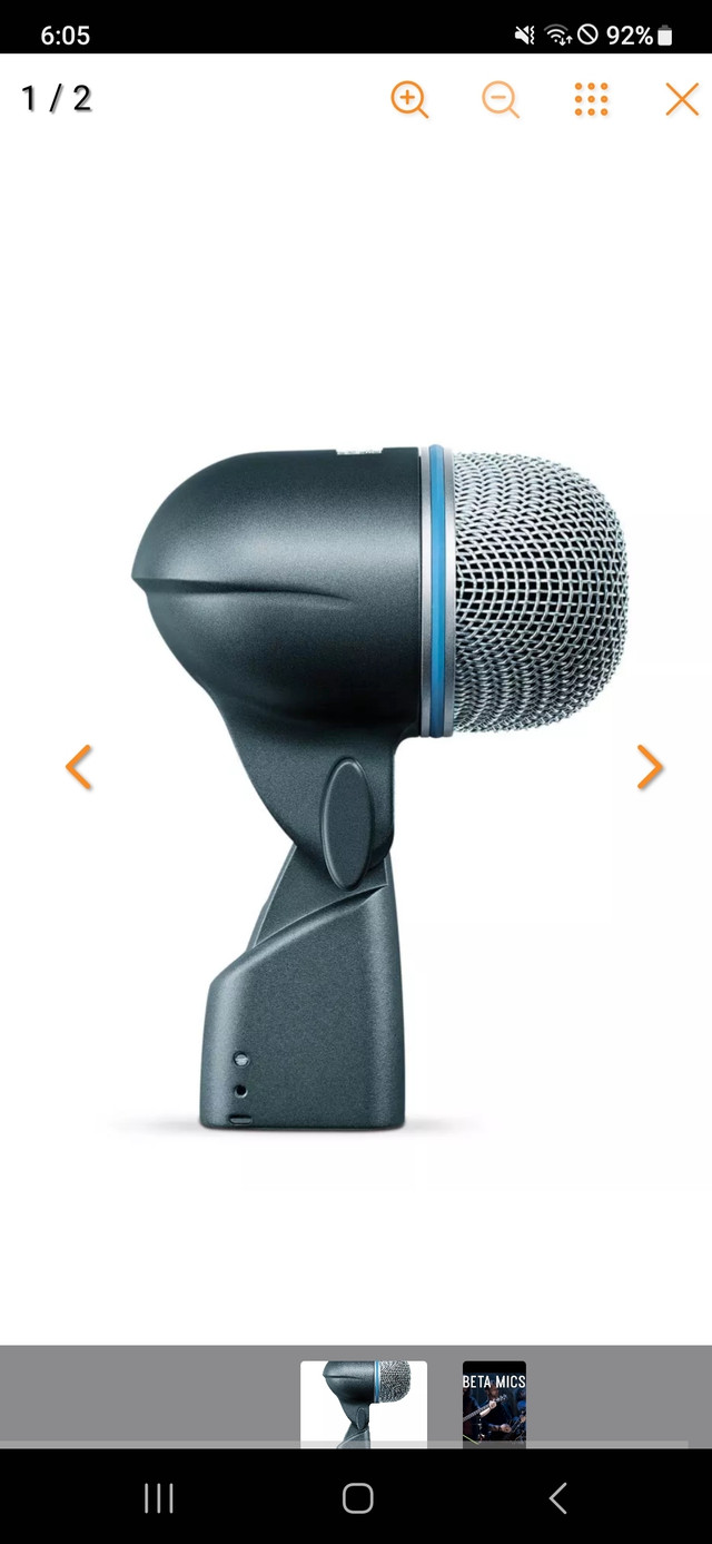 Shure Beta 52a in Pro Audio & Recording Equipment in Winnipeg