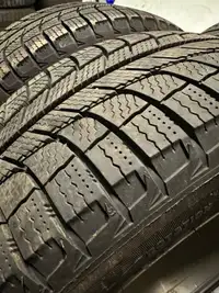 205/55R16x4 winter tires on alloy rims. Brand Michelin 