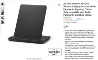 Wireless Charging Dock for Kindle Paperwhite
