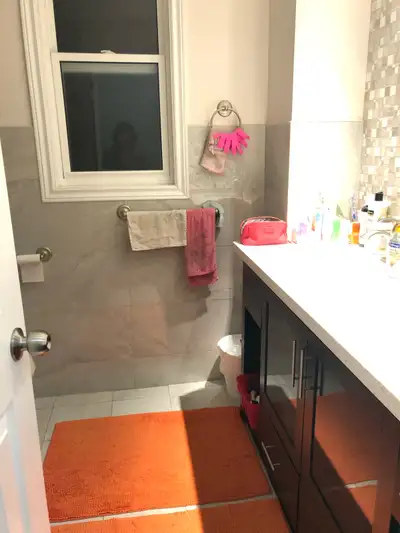 Room on 2nd floor, with fridge, big window, closet, queen bed, table , chair. sharing kitchen and ba...