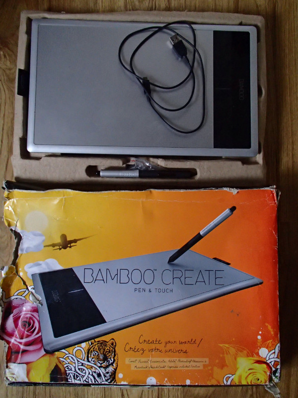 Wacom Bamboo Create Pen & Touch Drawing Graphics Tablet in General Electronics in Truro