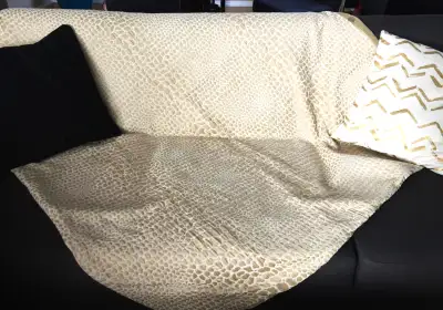 If the ad is on, it's available. Cash only. Pick-up in College Park. Brand New – Beige and golden ho...