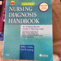 Nursing Diagnosis Handbook, 9th Ed. very good shape