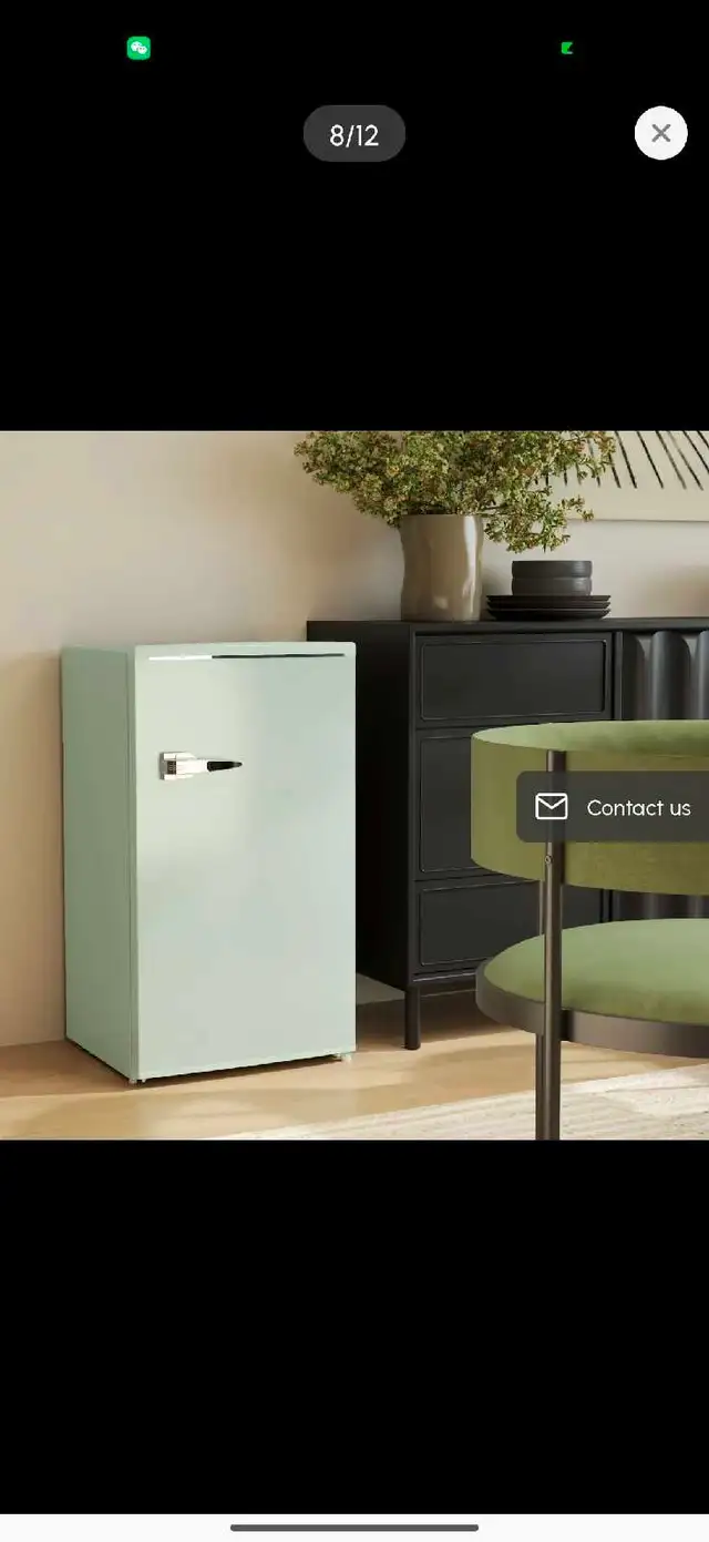 Retro Mini Fridge, 3.1 Cu. Ft Single Door Compact Refrigerator in Refrigerators in Markham / York Region - Image 9