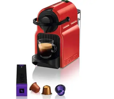 Nespresso coffee/ Espresso machine Inissia by Breville, Red, View more