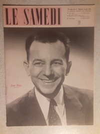 JOURNAL VINTAGE LE SAMEDI  AOUT 1958
