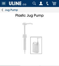 NEW Case of 25  Plastic Jug Pumps