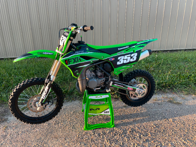 2022 KX85 Kawasaki Motorcycle in Dirt Bikes & Motocross in Portage la Prairie - Image 3