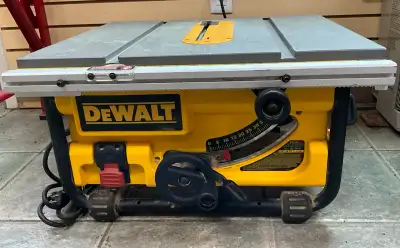 DEWALT 15A CORDED PORTABLE JOBSITE TABLESAW, View more