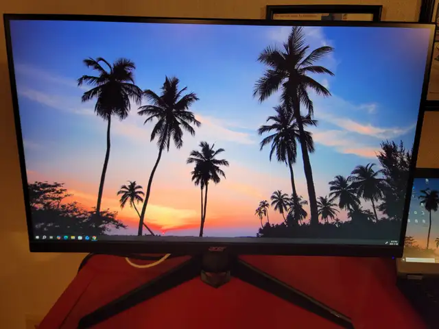 Acer 27" QHD 200Hz 0.5ms IPS FreeSync Gaming Monitor XV270U X1 in Monitors in Mississauga / Peel Region - Image 2
