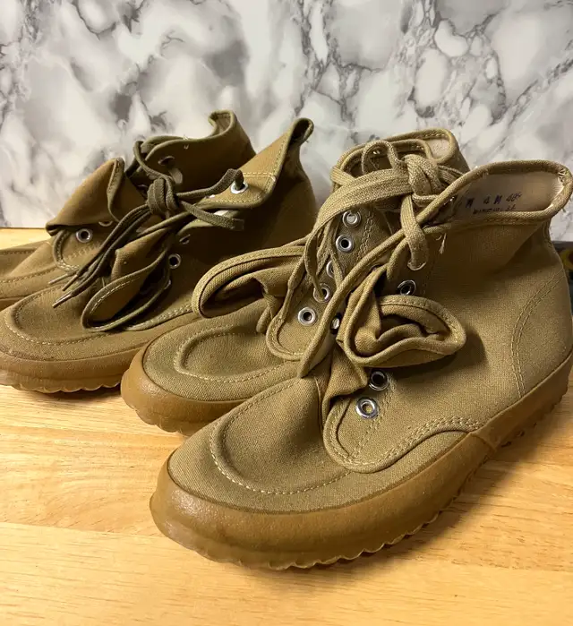Vintage LL Bean Lace Up Canvas Boots in Men's Shoes in Bedford - Image 2