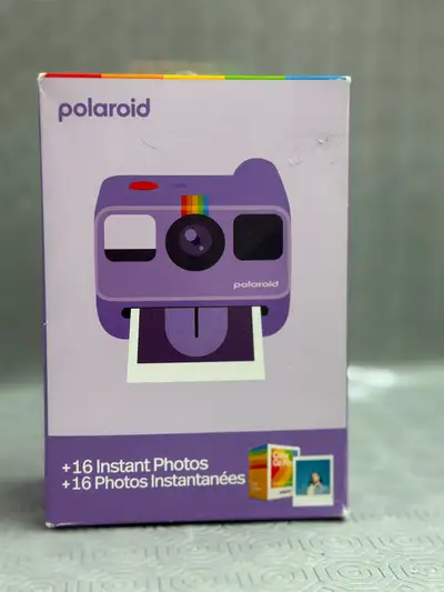 Polaroid Go Purple Instant Camera + 16 Photos - New Sealed, View more