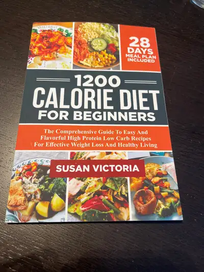 Paperback - 1200 Calorie Diet 28 Day Meal Plan, View more