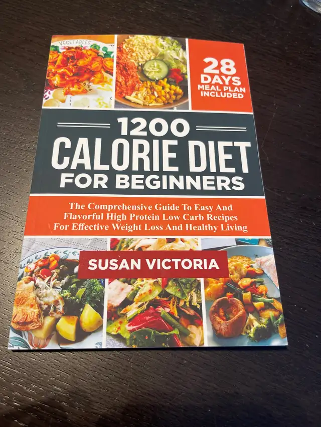 Paperback - 1200 Calorie Diet 28 Day Meal Plan in Other in Mississauga / Peel Region - Image 2