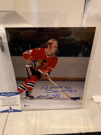 Bobby Hull signed picture