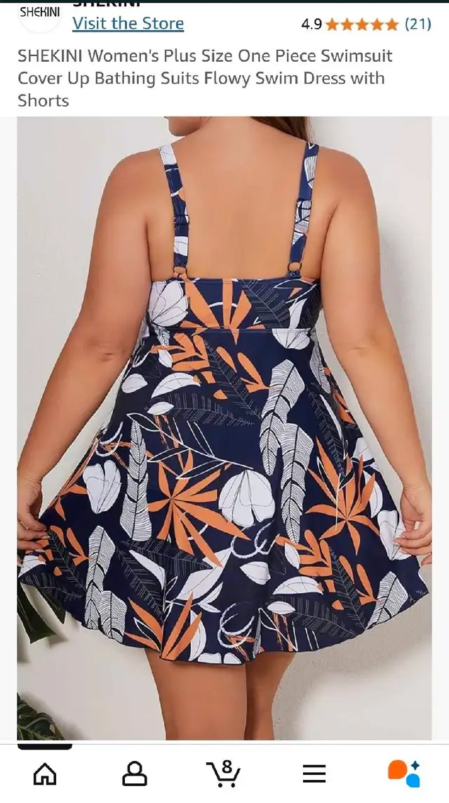 New With Tags Women's Plus Size, One Piece Swimsuit with SHORTS62863264092161121